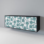 WATERSPOUT SONGIBIRD 3-Door Sideboard in Black Finish