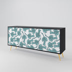 WATERSPOUT SONGIBIRD 3-Door Sideboard in Black Finish
