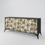 ALMONDINE SONGBIRD Sideboard mit 3 Türen in Schwarz