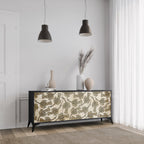ALMONDINE SONGBIRD Sideboard mit 3 Türen in Schwarz