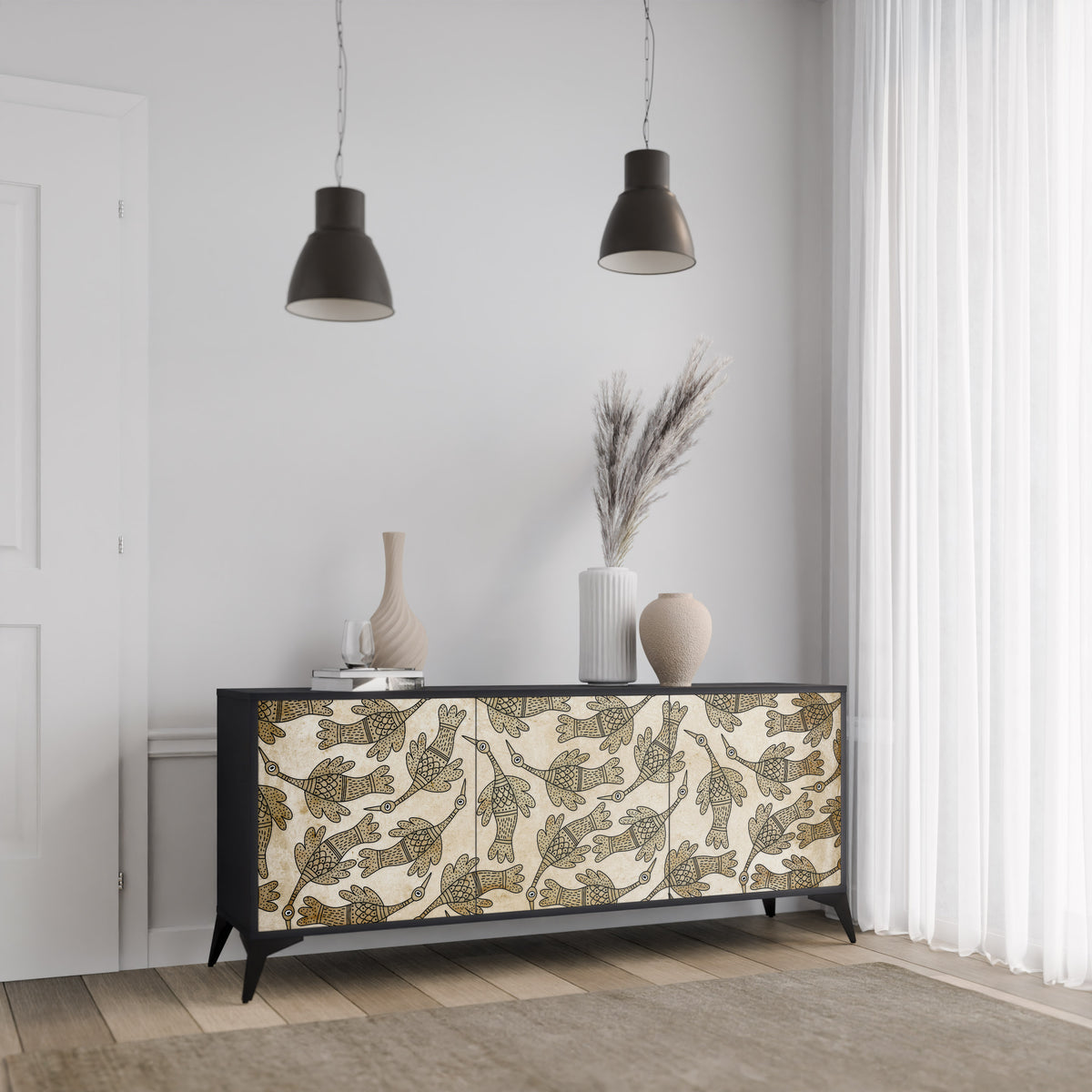 ALMONDINE SONGBIRD 3-türiges Sideboard