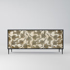 ALMONDINE SONGBIRD Sideboard mit 3 Türen in Schwarz