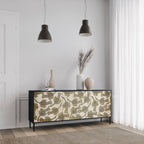 ALMONDINE SONGBIRD Sideboard mit 3 Türen in Schwarz