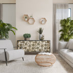 ALMONDINE SONGBIRD Sideboard mit 3 Türen in Schwarz