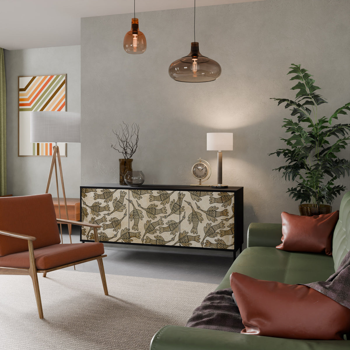 ALMONDINE SONGBIRD 3-türiges Sideboard