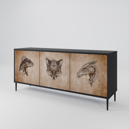 STEAMPUNK CLAN 3-türiges Sideboard