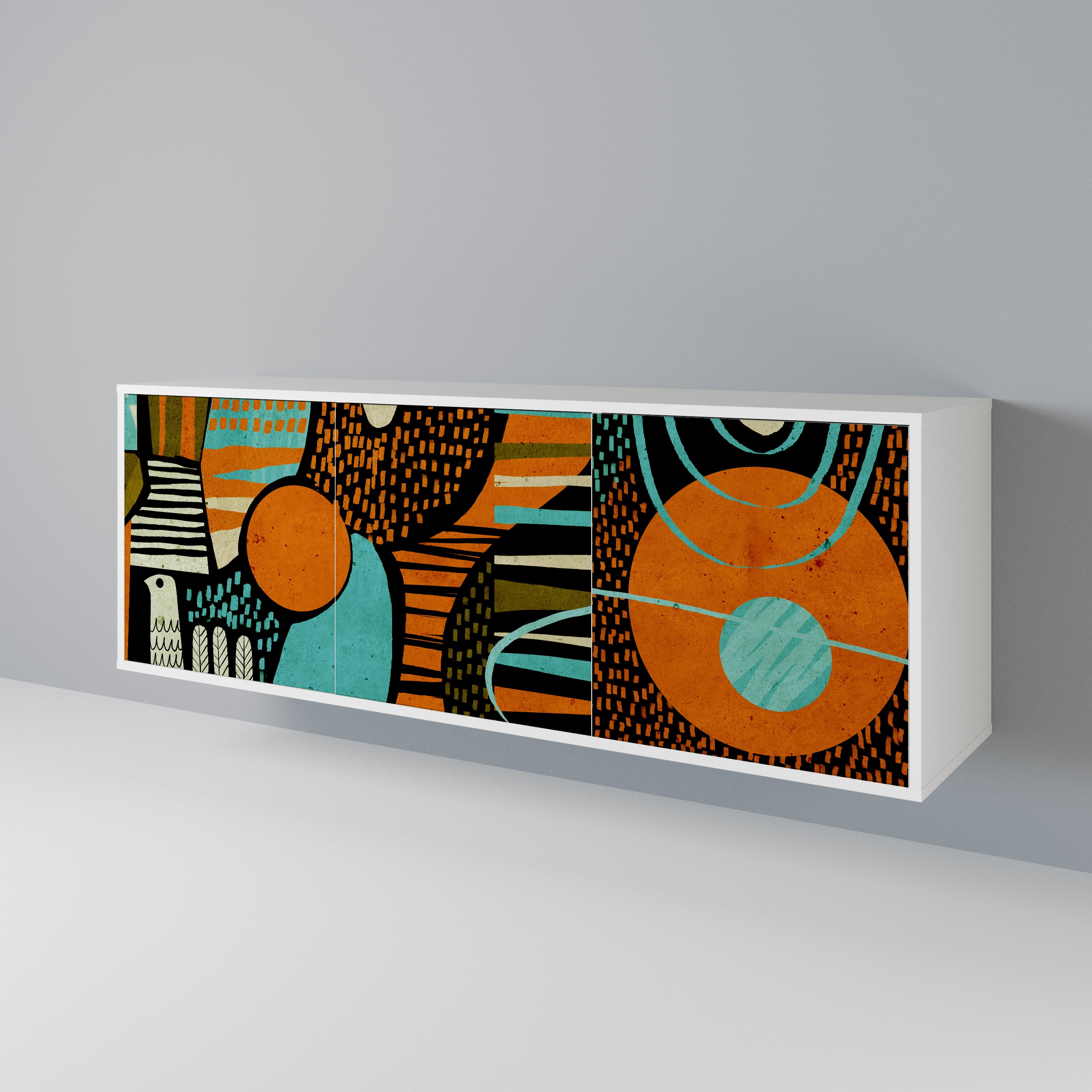 GEODE GLIMMER 3-türiges Sideboard