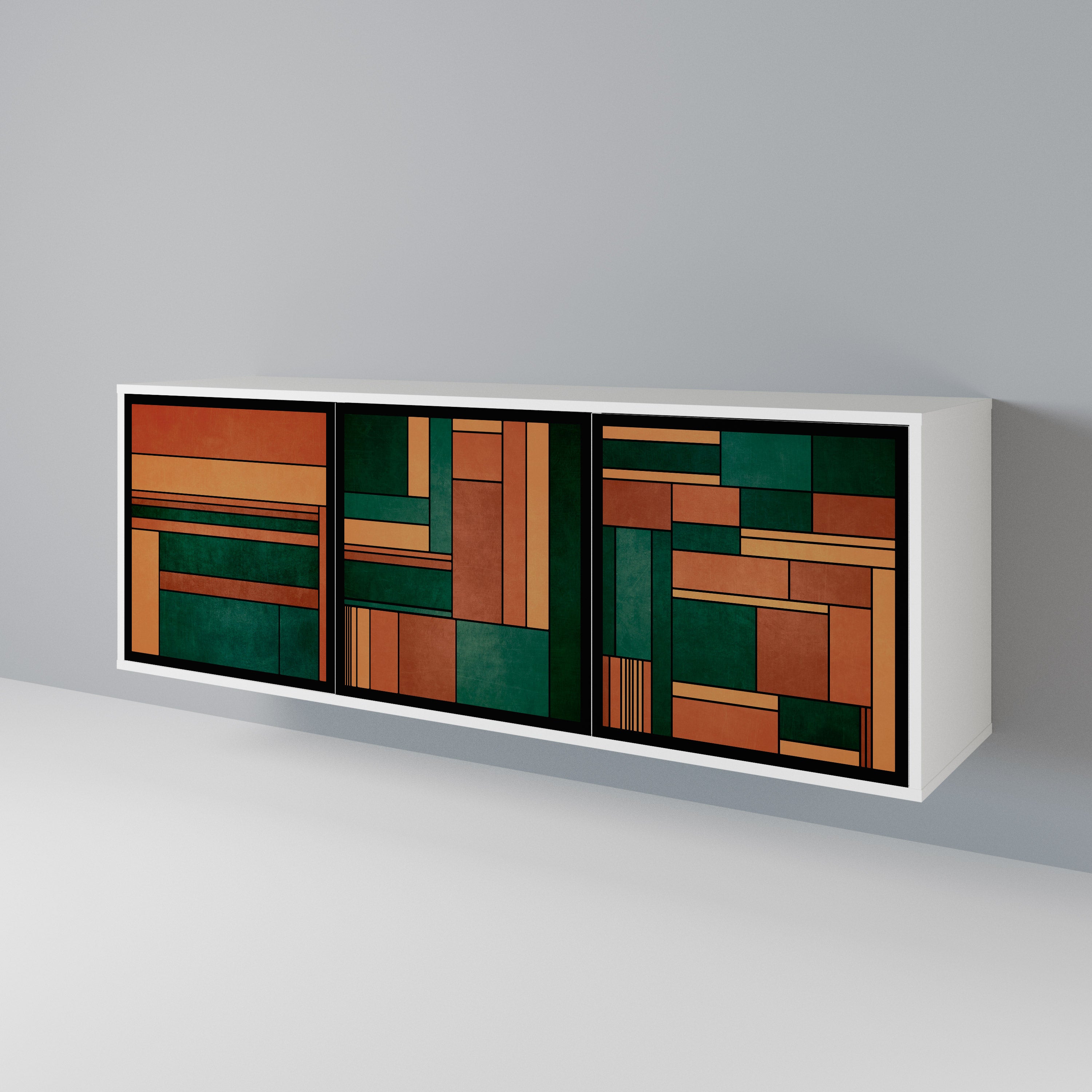 EARTHY FIGURES 3-Door Sideboard