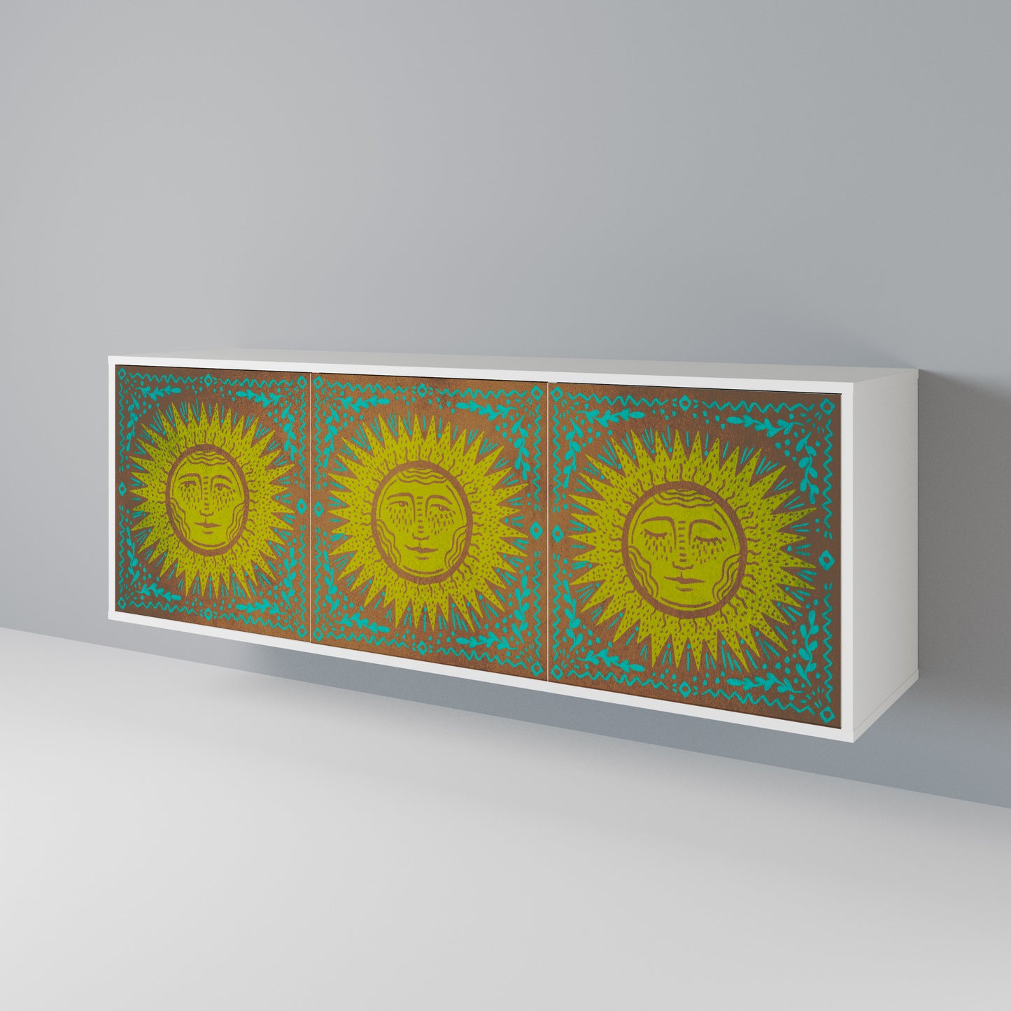 SUNSHINE EULOGY 3-türiges Sideboard