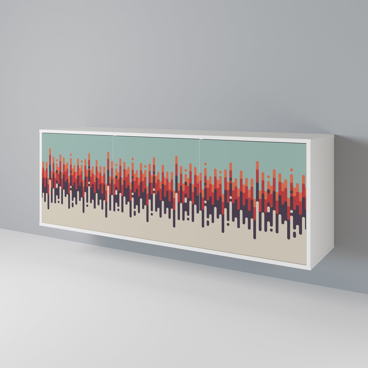 CHROMA CONTOURS 3-türiges Sideboard