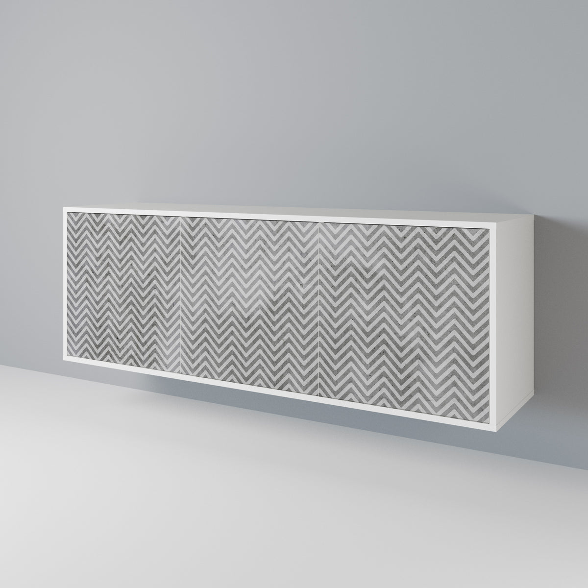 CONCRETE ZIG ZAG 3-türiges Sideboard