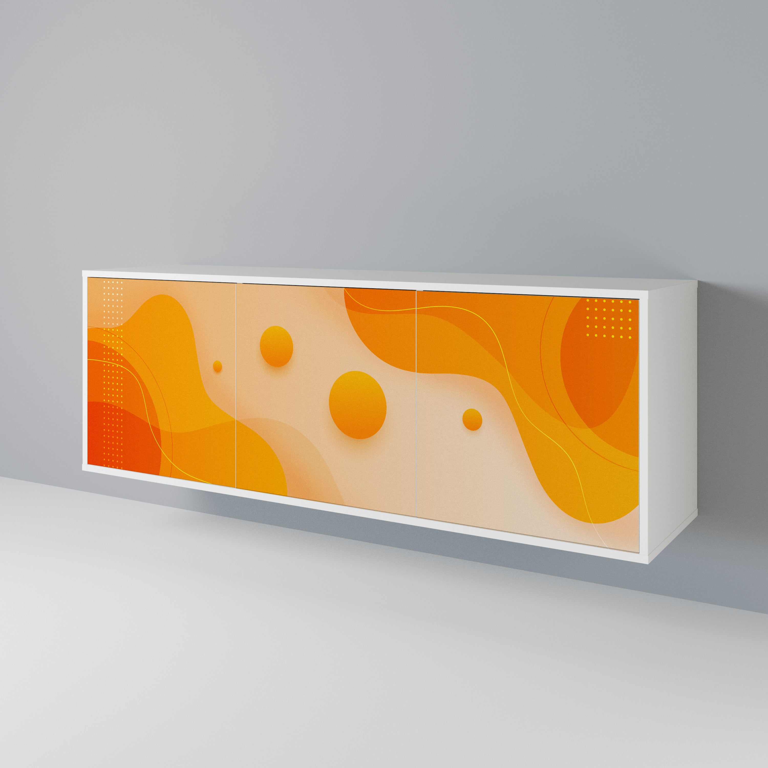 ORANGE ARRANGEMENT 3-Door Sideboard