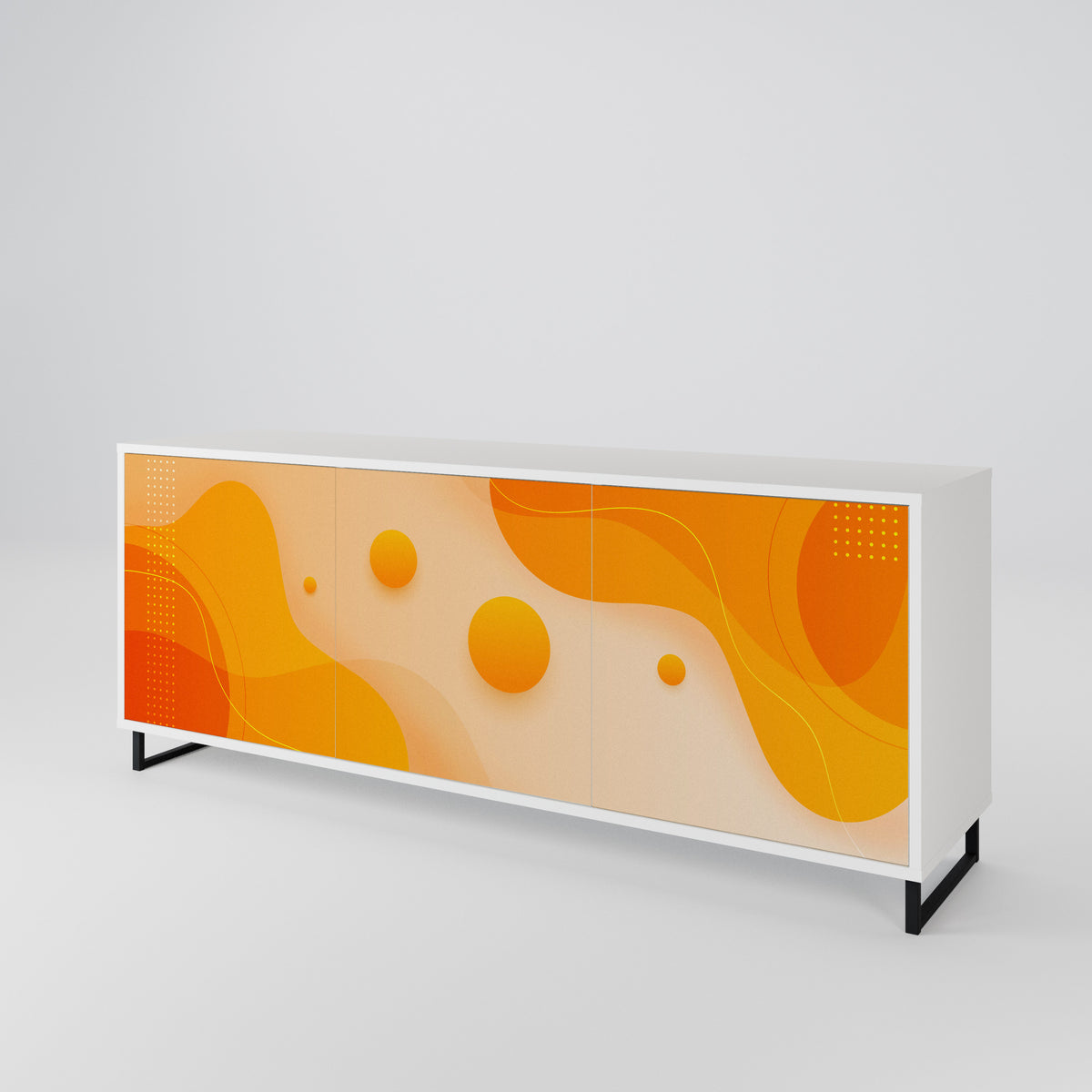 ORANGE ARRANGEMENT 3-türiges Sideboard