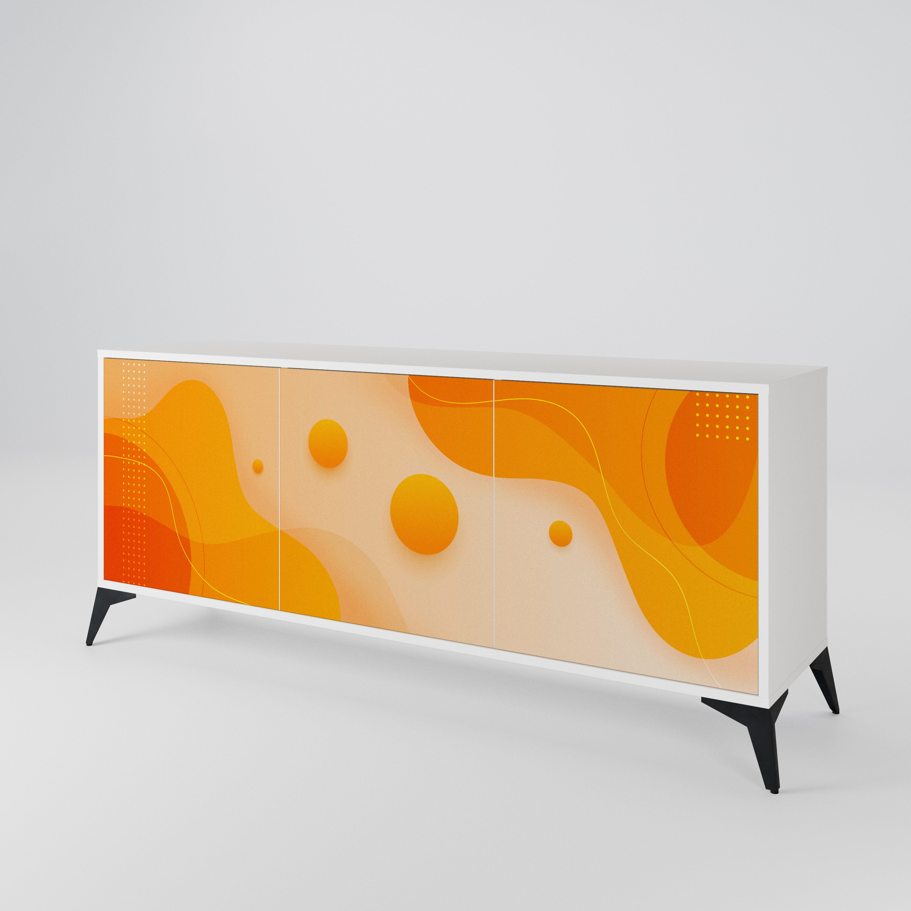 ORANGE ARRANGEMENT 3-Door Sideboard