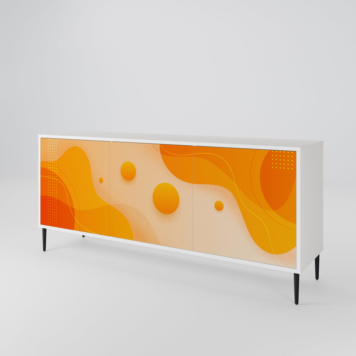 ORANGE ARRANGEMENT 3-türiges Sideboard
