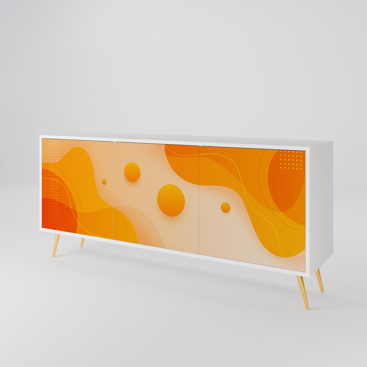 ORANGE ARRANGEMENT 3-türiges Sideboard