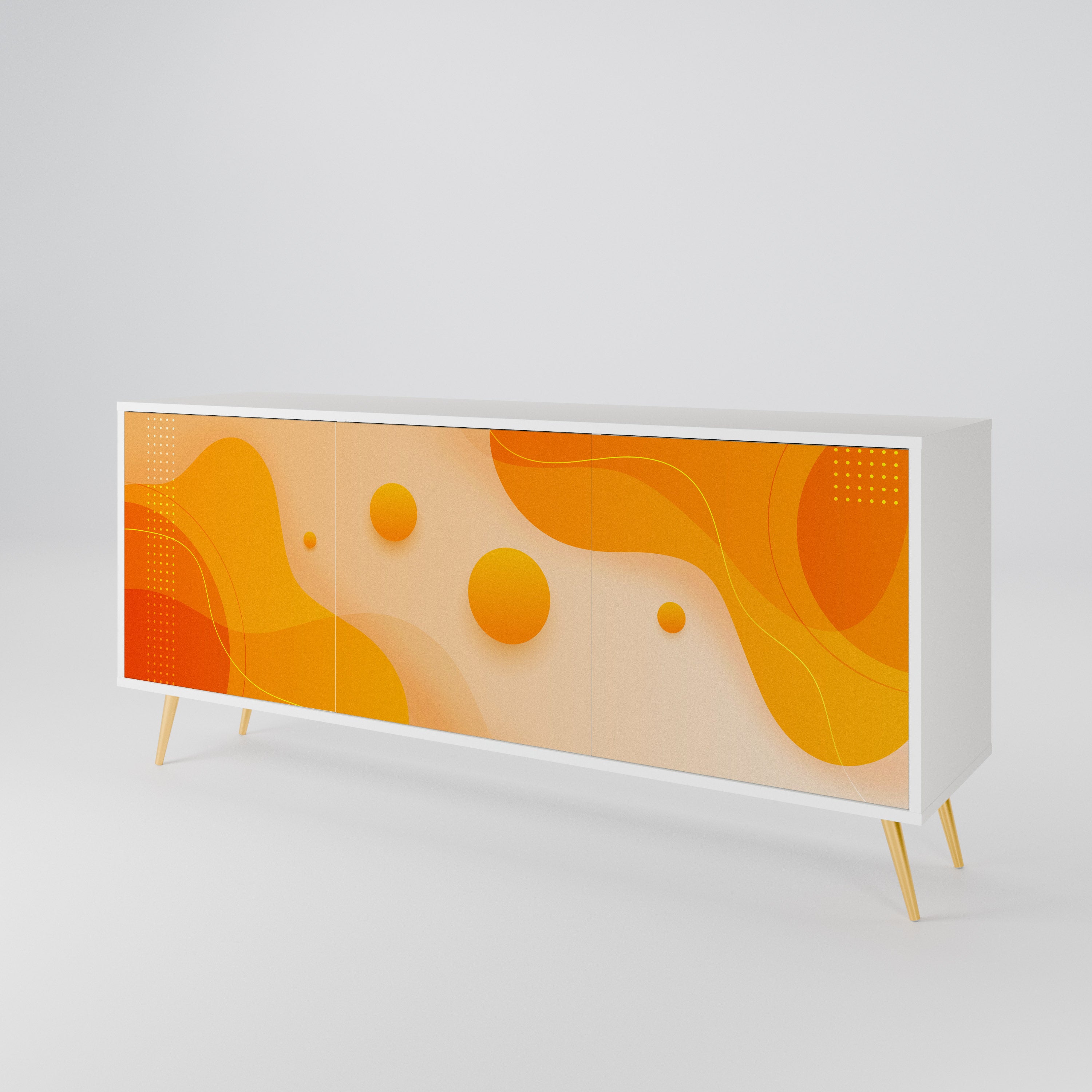 ORANGE ARRANGEMENT 3-Door Sideboard