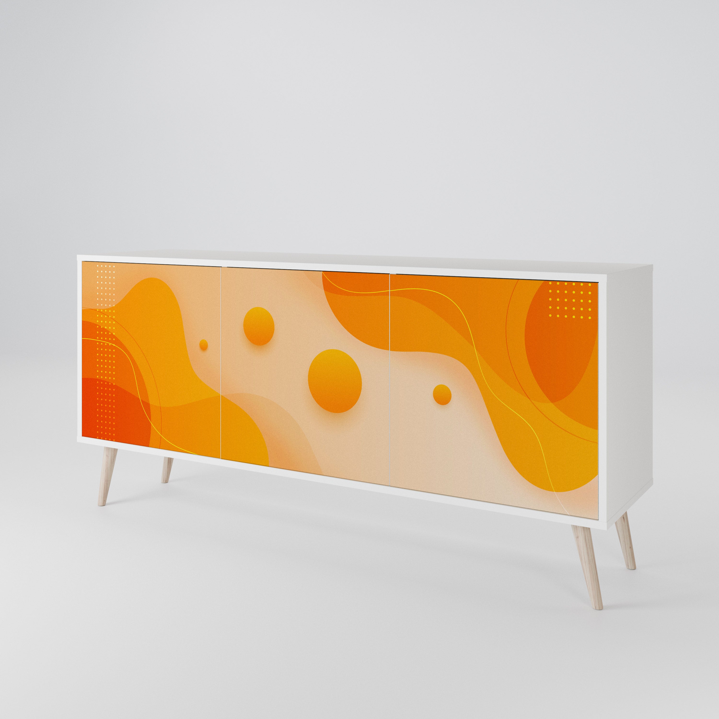 ORANGE ARRANGEMENT 3-Door Sideboard