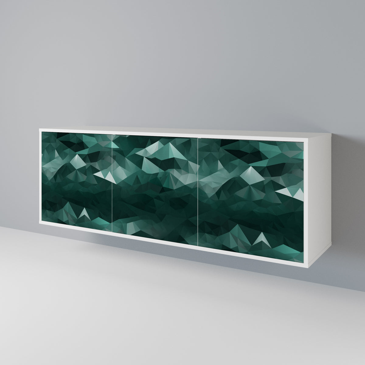 POLYGONAL FLOATING 3-türiges Sideboard