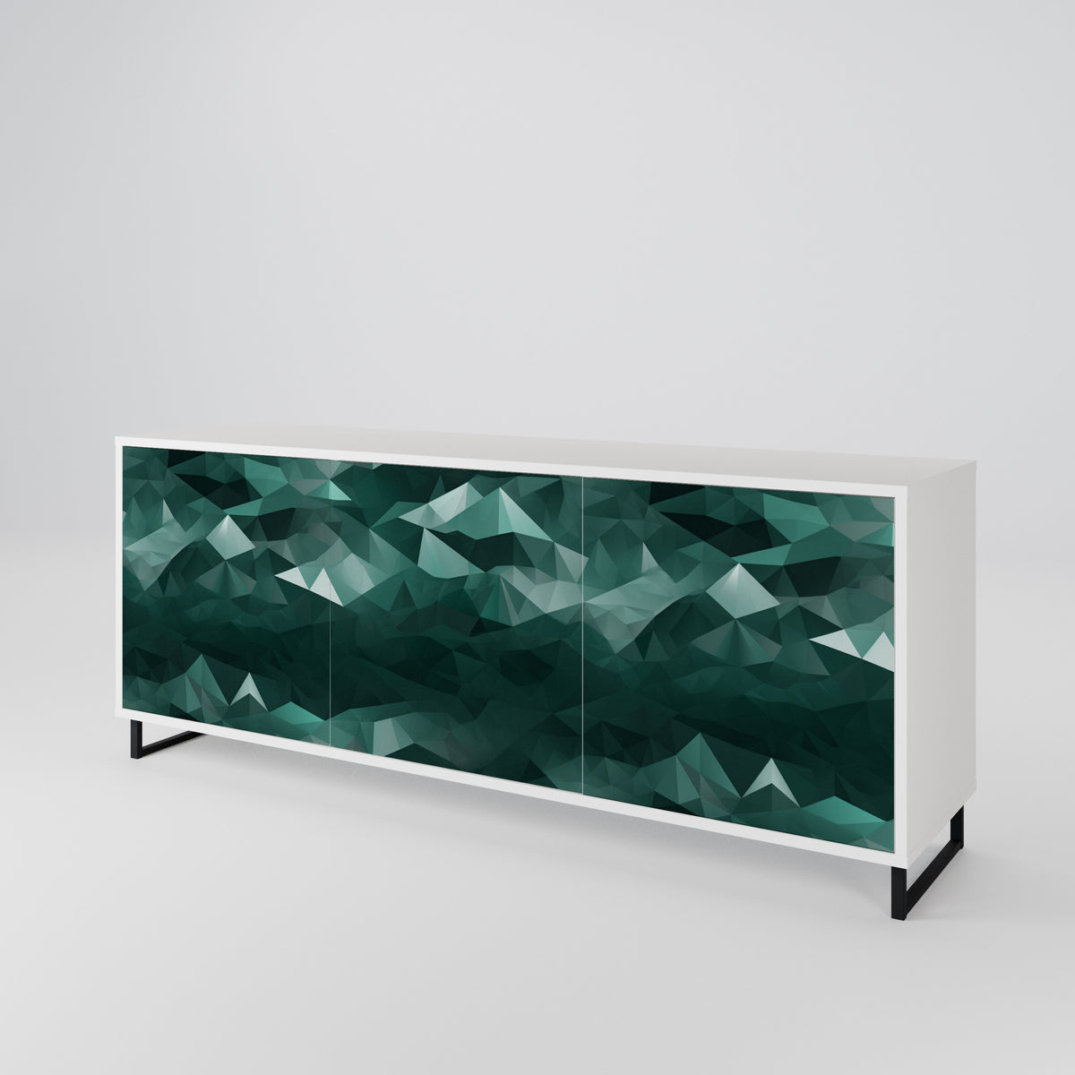 POLYGONAL FLOATING 3-türiges Sideboard