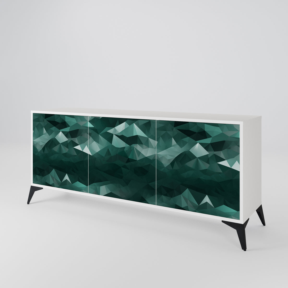 POLYGONAL FLOATING 3-türiges Sideboard