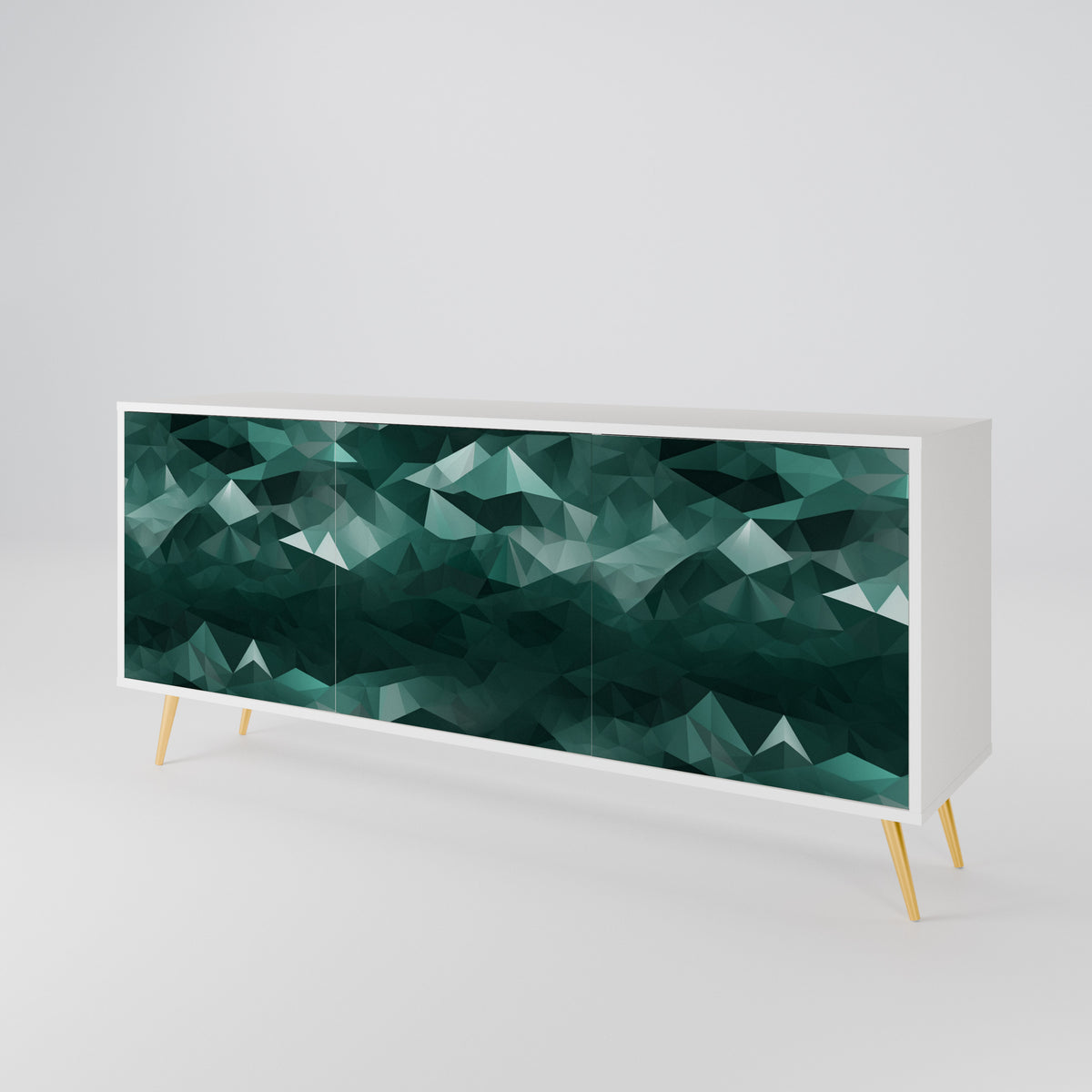 POLYGONAL FLOATING 3-türiges Sideboard
