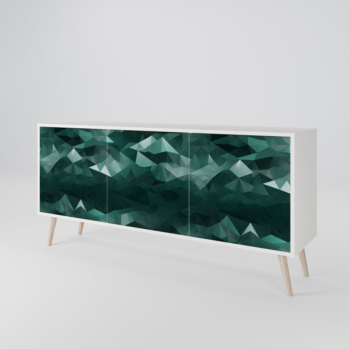 POLYGONAL FLOATING 3-türiges Sideboard