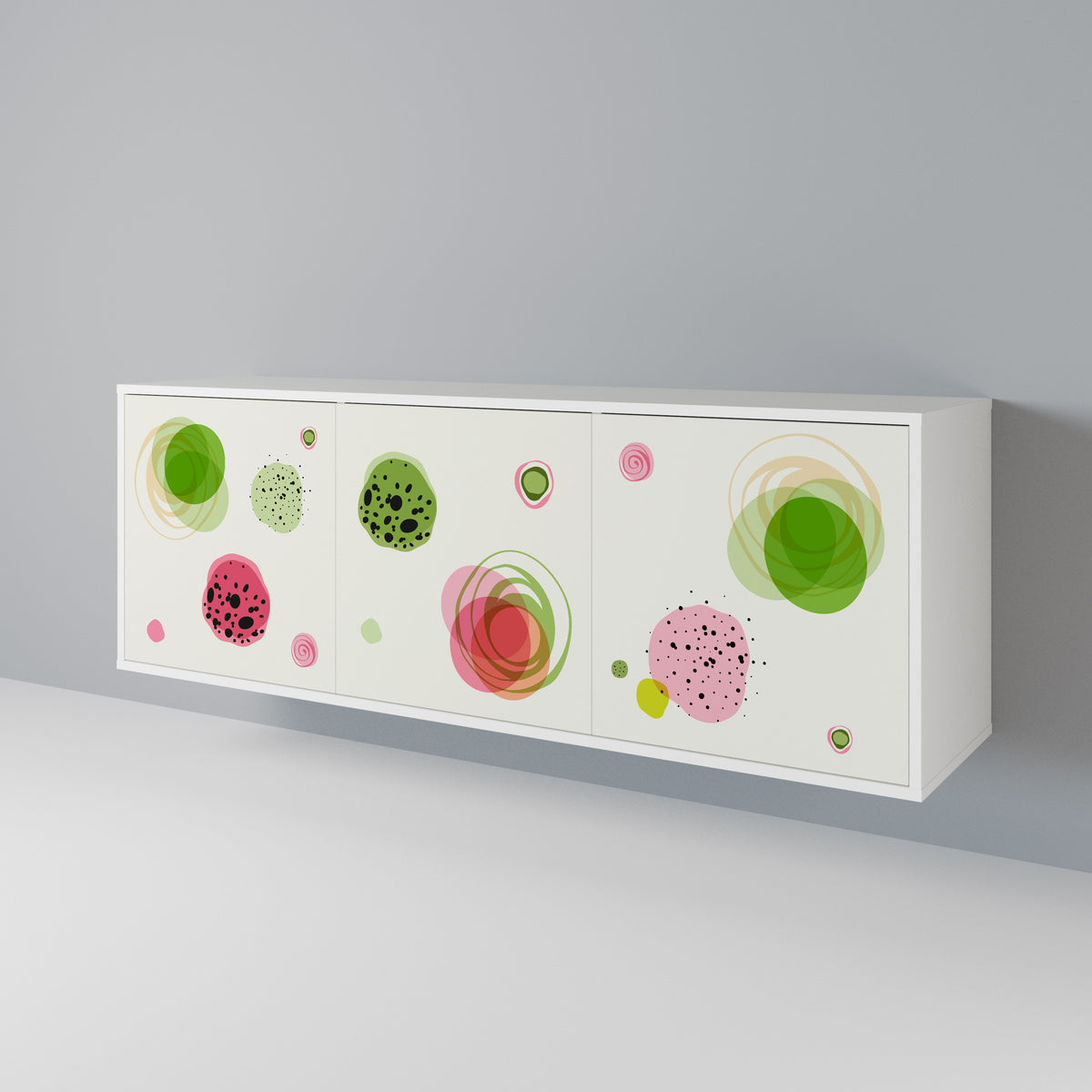 COLORFUL COSMOS 3-türiges Sideboard