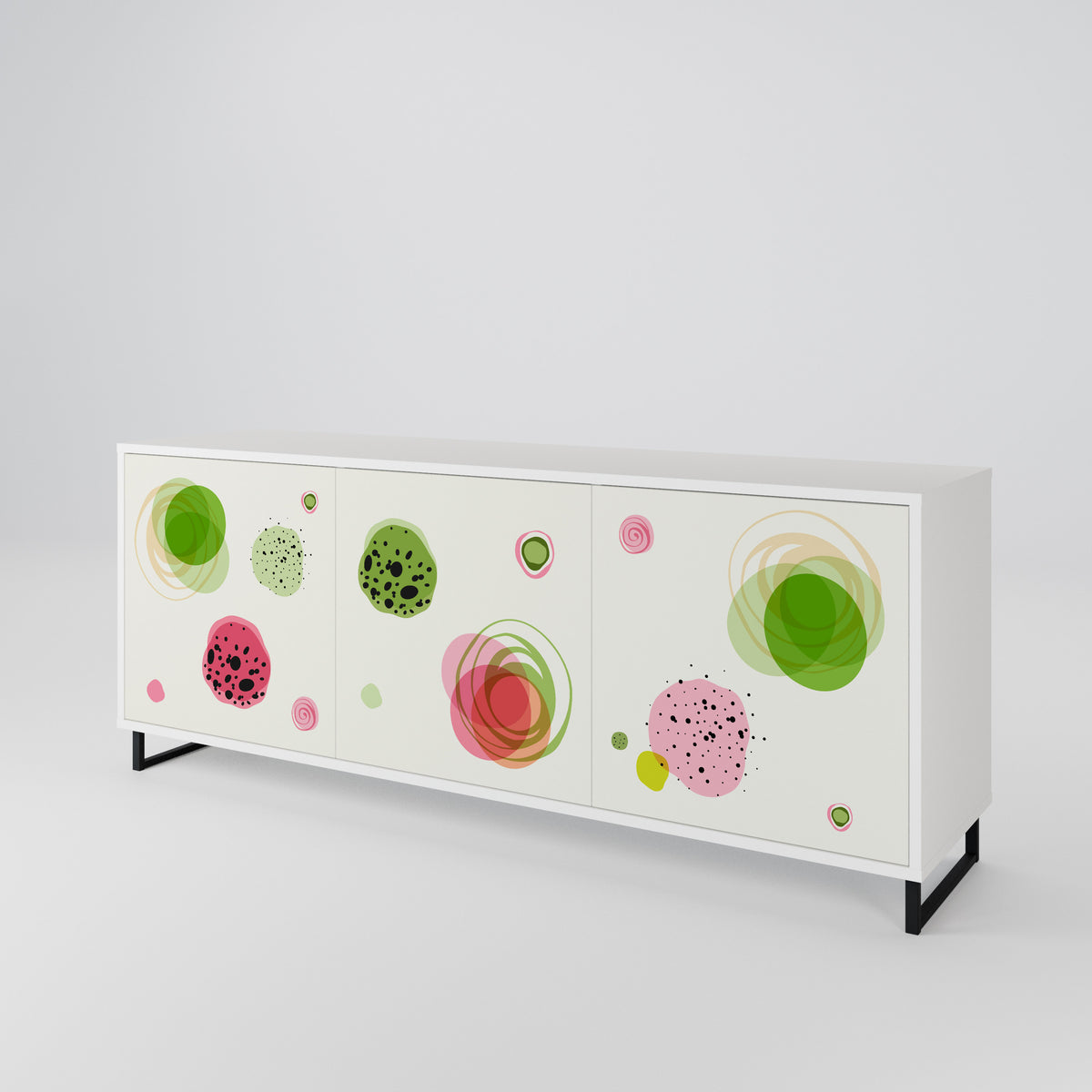COLORFUL COSMOS 3-türiges Sideboard