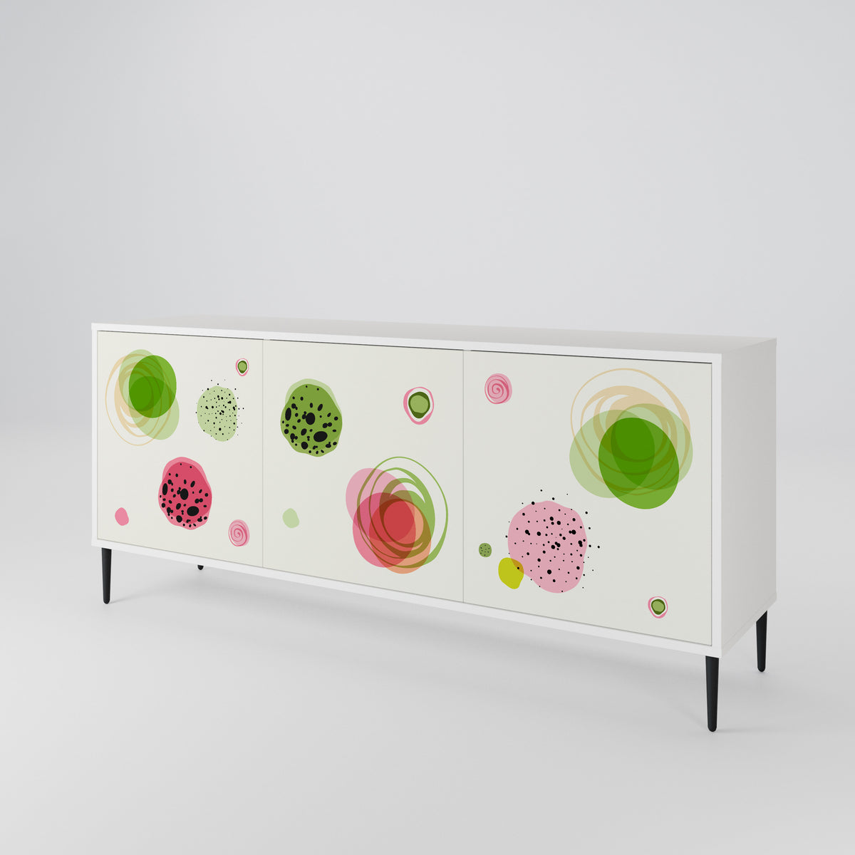 COLORFUL COSMOS 3-türiges Sideboard