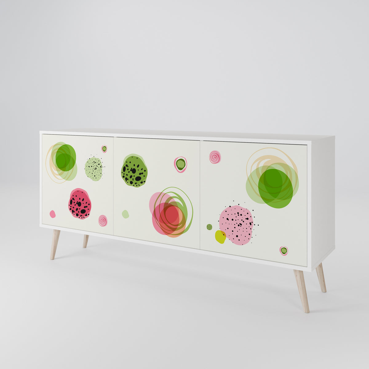 COLORFUL COSMOS 3-türiges Sideboard