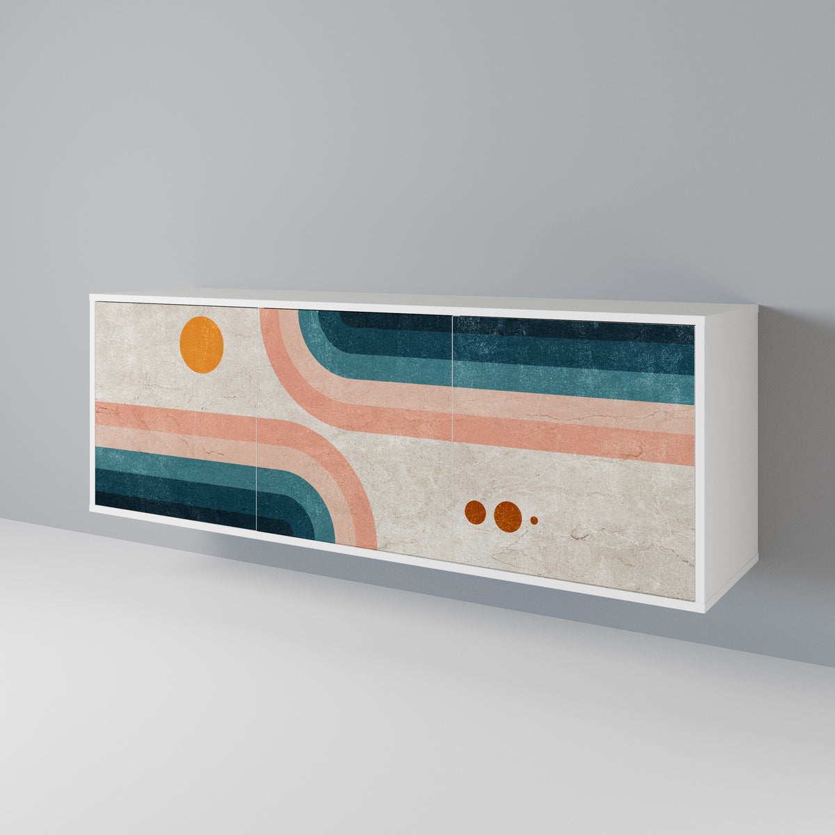 TWO HALVES 3-türiges Sideboard