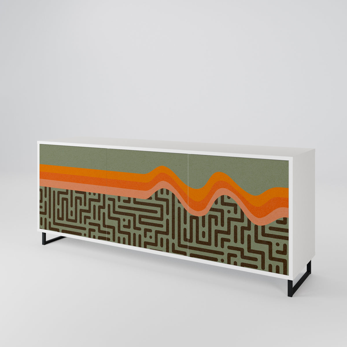 SIMPLE SOLUTIONS 3-türiges Sideboard