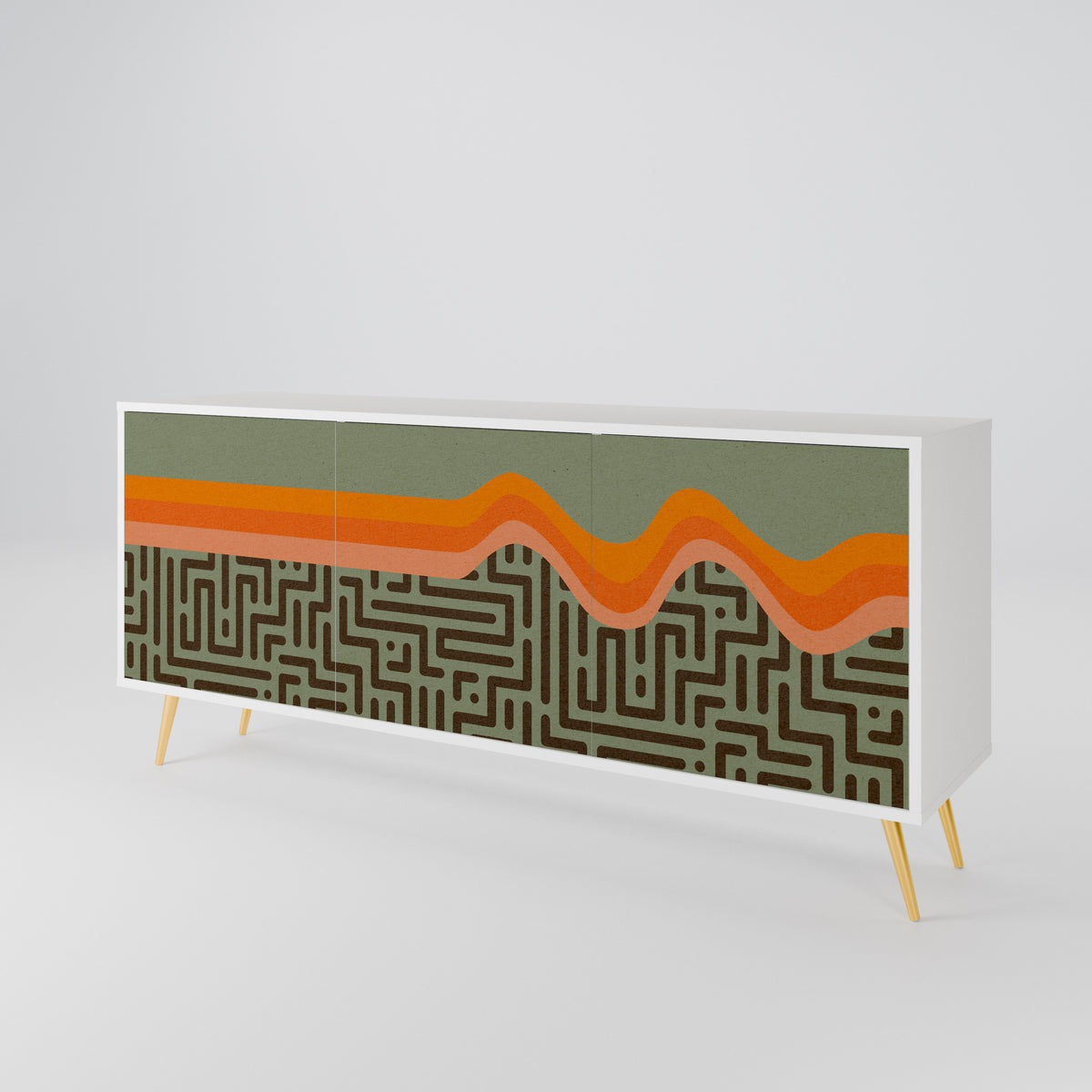 SIMPLE SOLUTIONS 3-türiges Sideboard