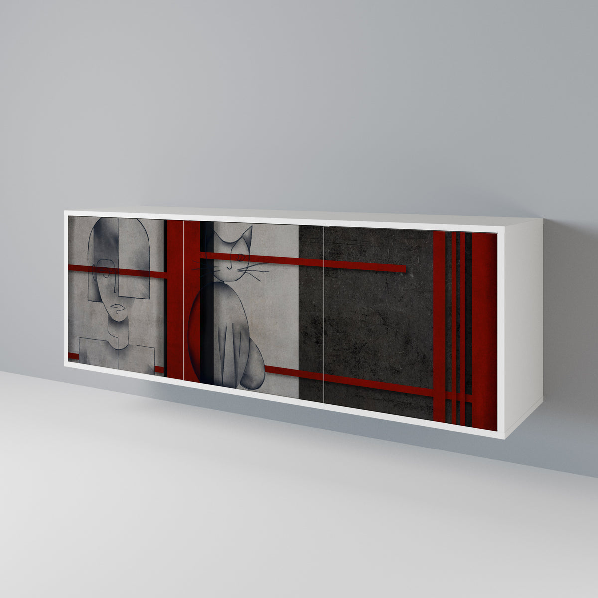 GRAY FIGURES 3-türiges Sideboard