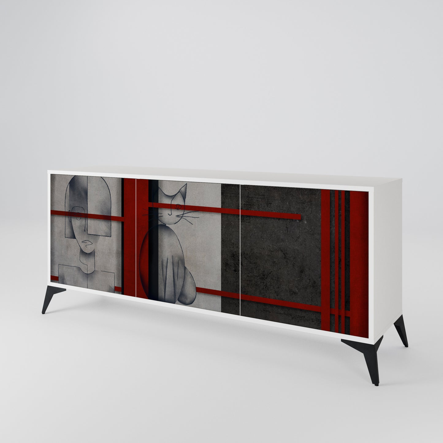 GRAY FIGURES 3-türiges Sideboard
