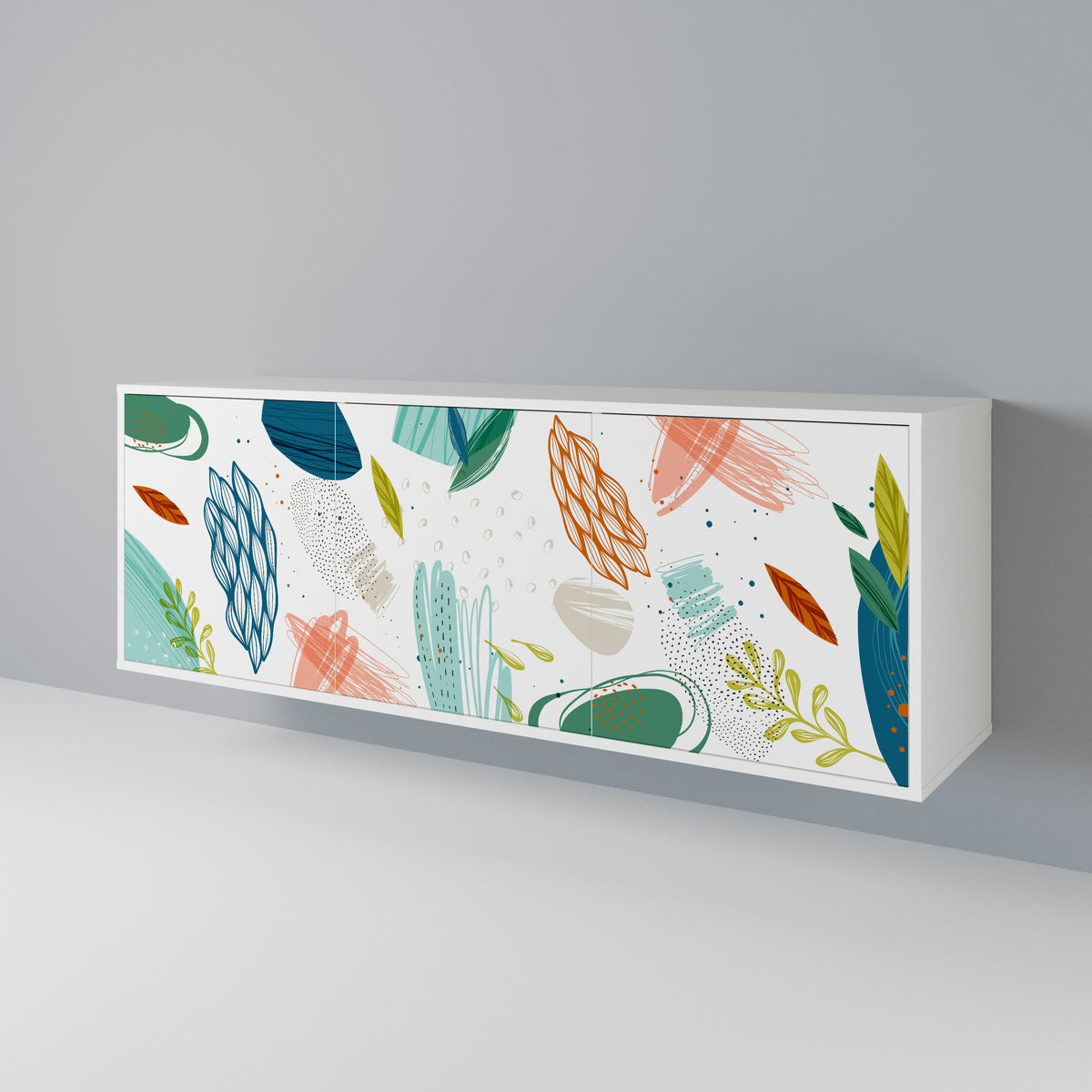 BOTANICAL HURRICANE 3-türiges Sideboard