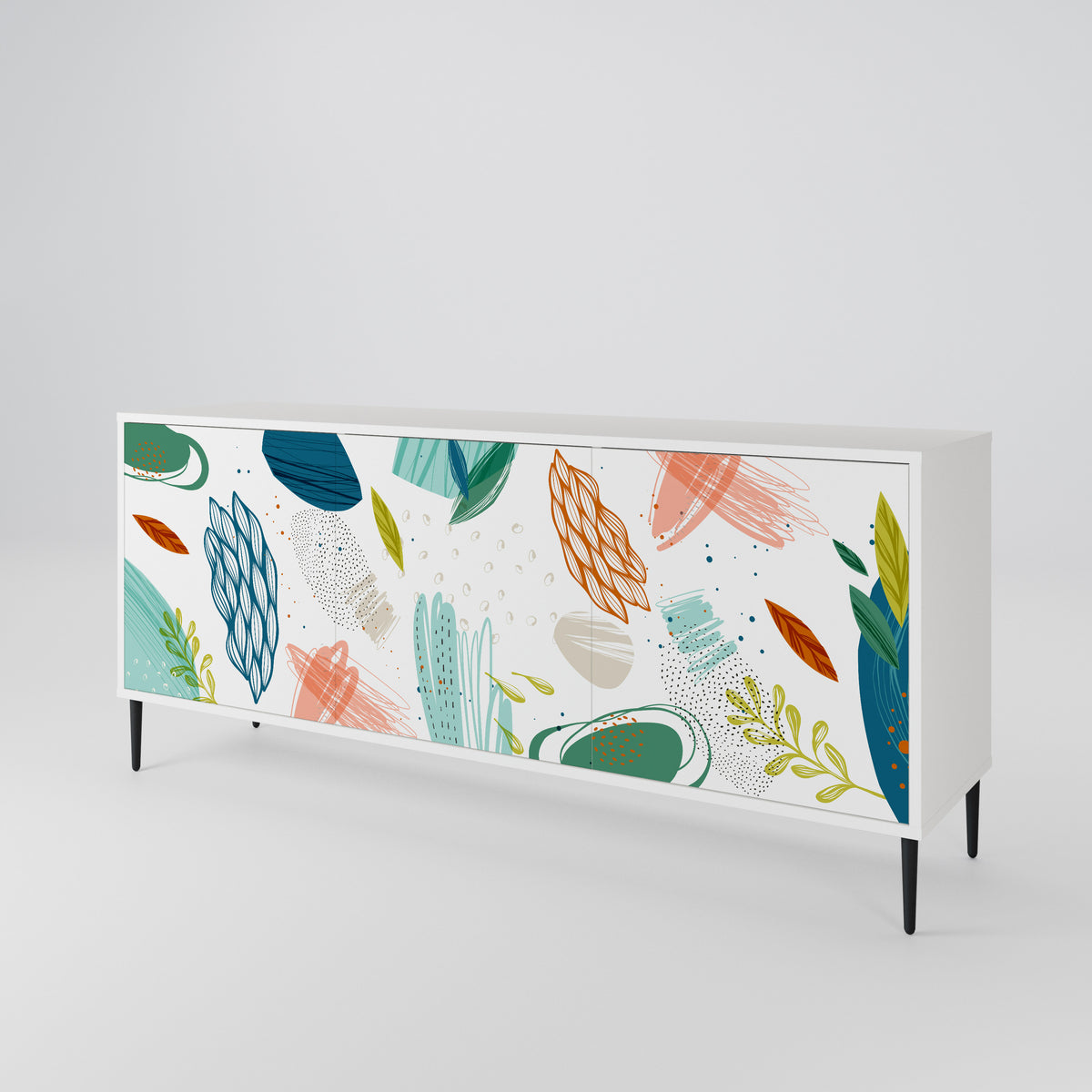 BOTANICAL HURRICANE 3-türiges Sideboard