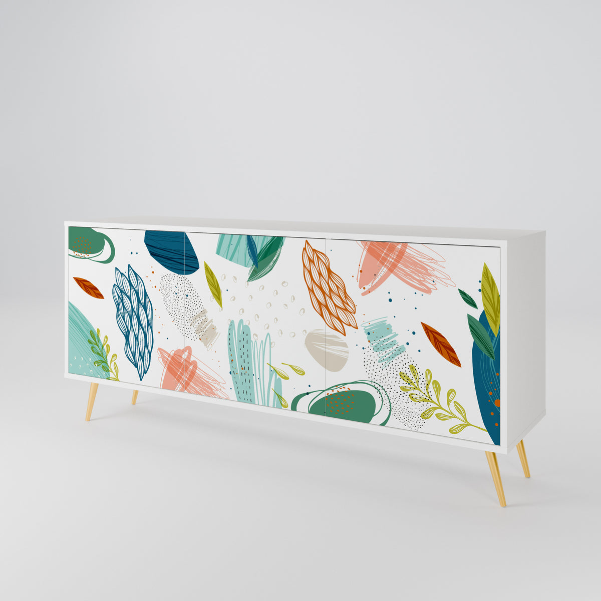 BOTANICAL HURRICANE 3-türiges Sideboard
