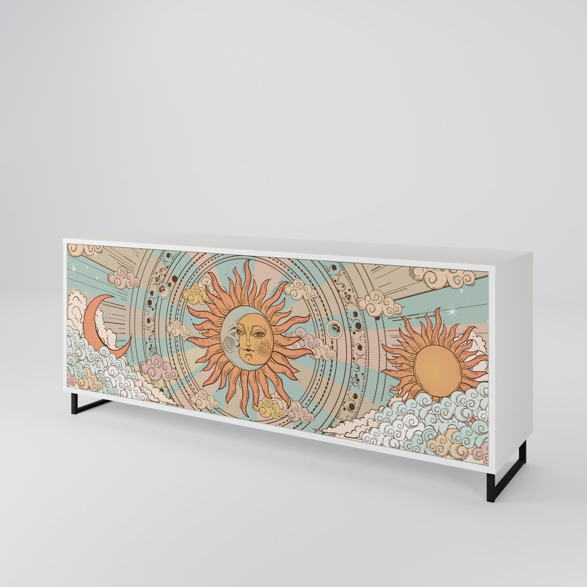 MYSTICAL STRUCTURE 3-türiges Sideboard