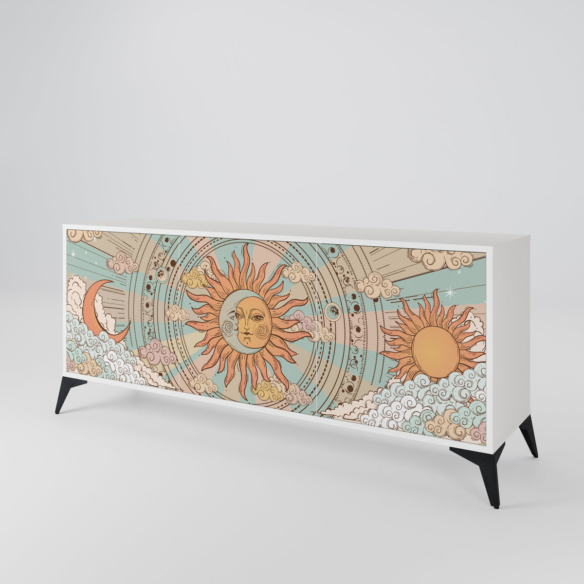 MYSTICAL STRUCTURE 3-türiges Sideboard