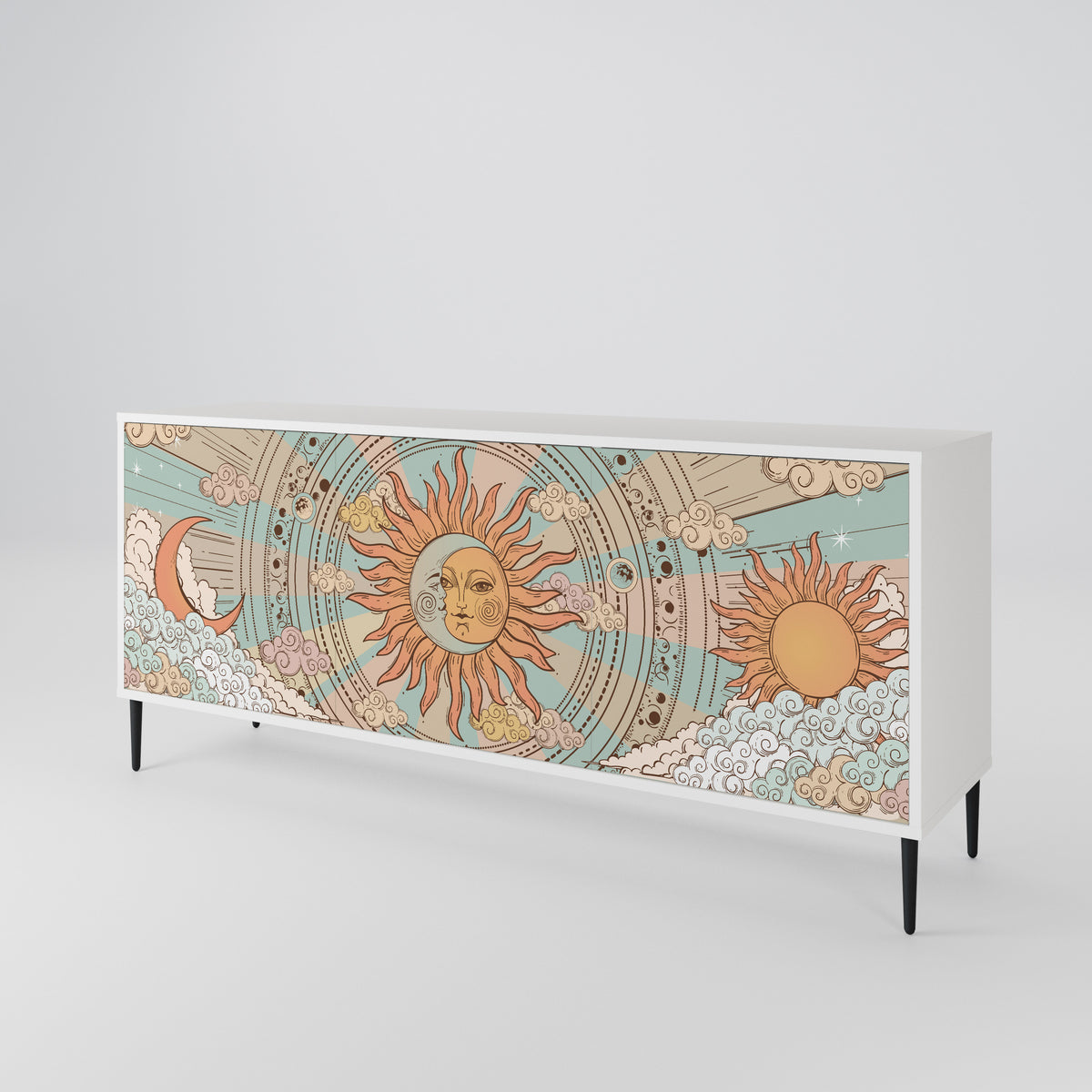 MYSTICAL STRUCTURE 3-türiges Sideboard