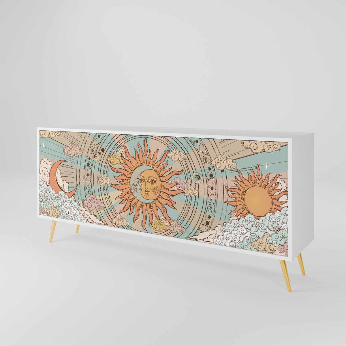 MYSTICAL STRUCTURE 3-türiges Sideboard
