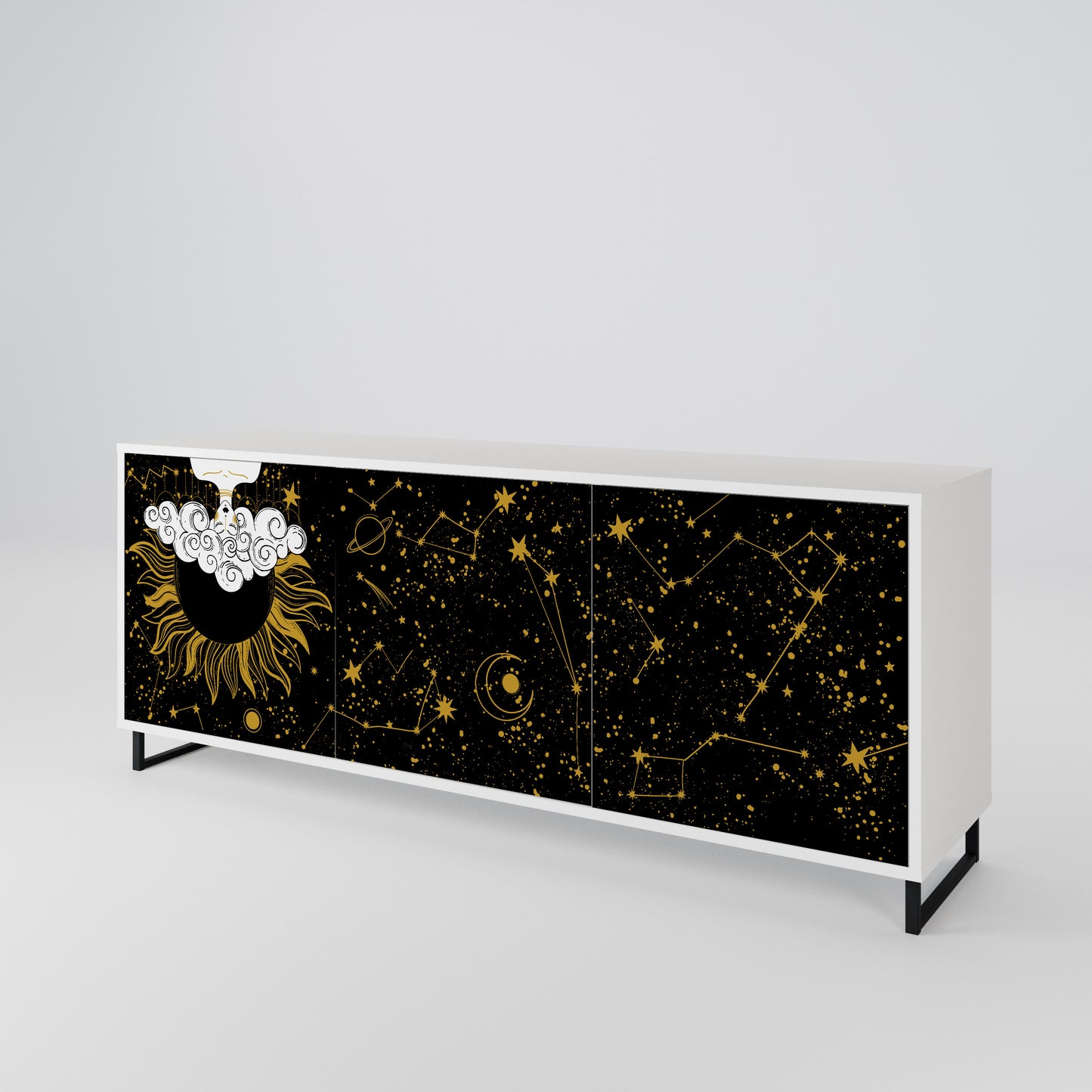 STELLAR CONSTELLATIONS 3-türiges Sideboard