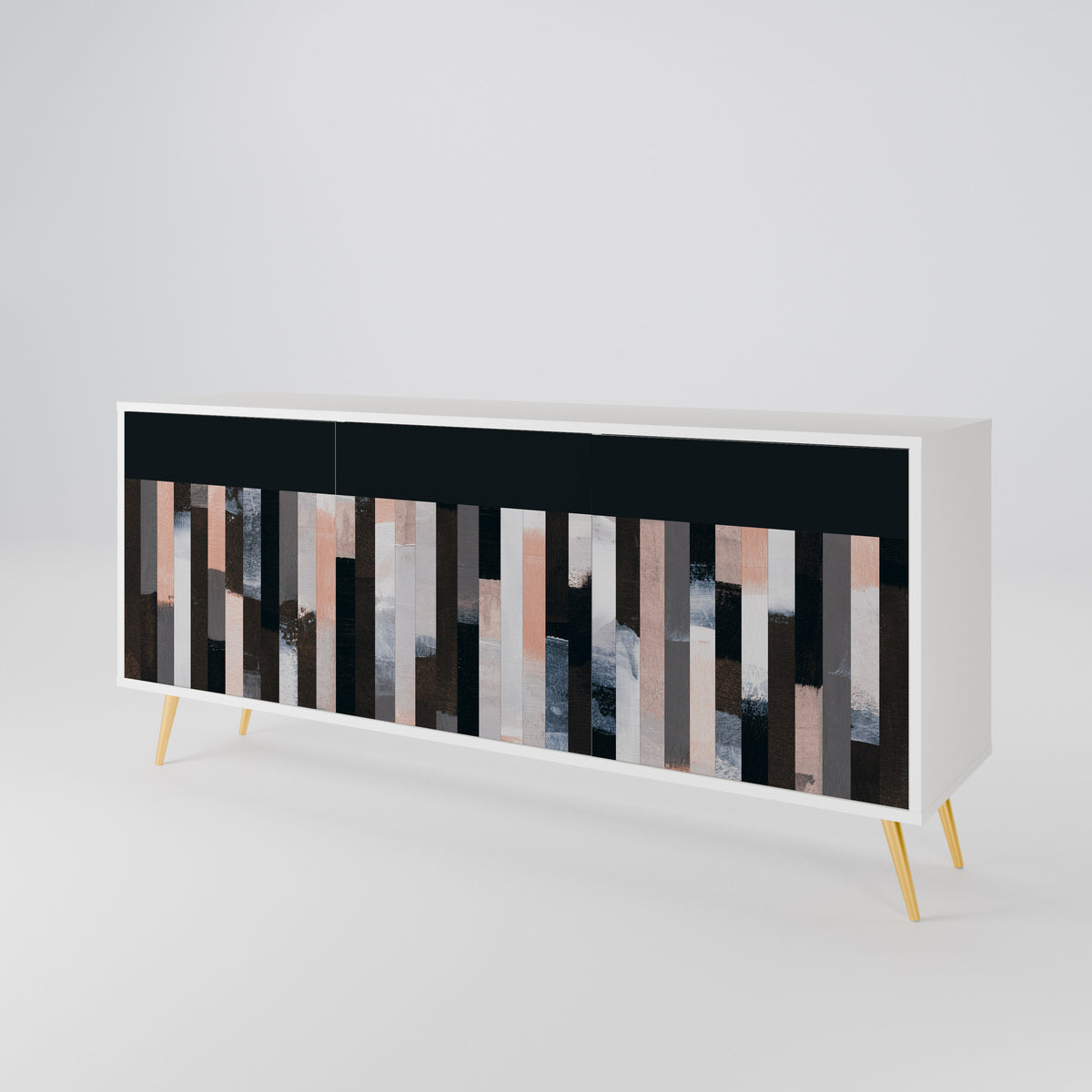 COLLAGE OF RECTANGLES 3-türiges Sideboard
