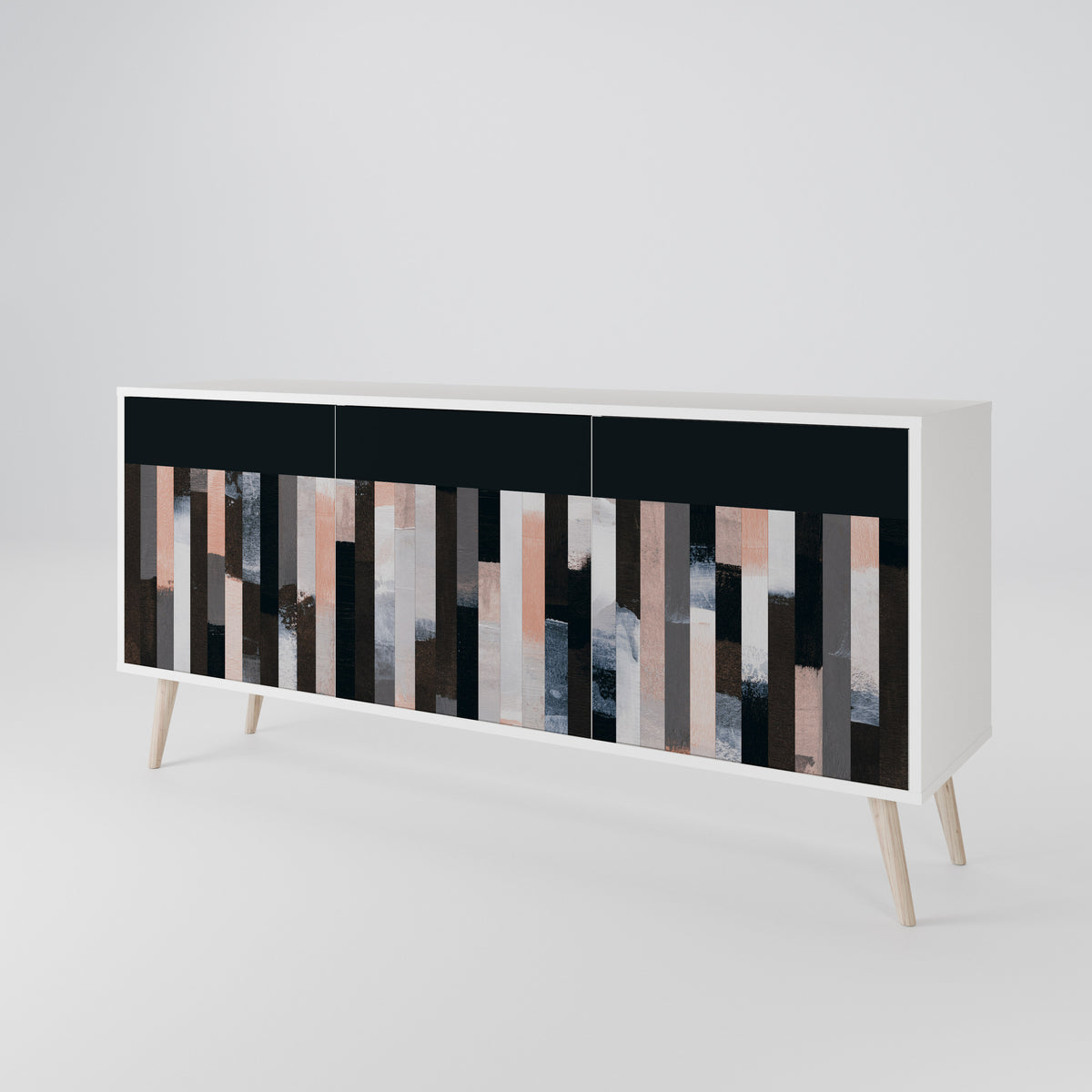COLLAGE OF RECTANGLES 3-türiges Sideboard