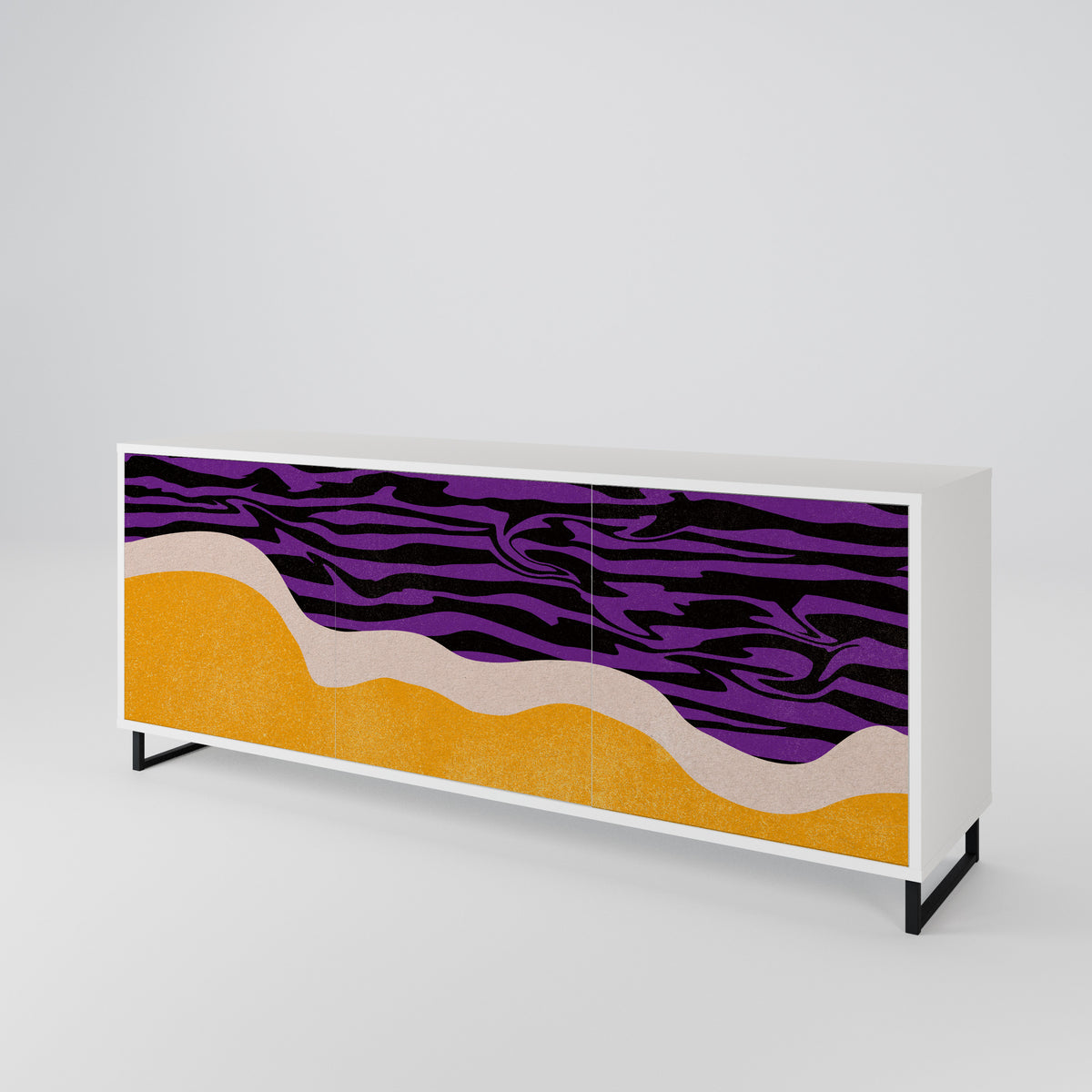 INDEPENDENT BORDER 3-türiges Sideboard