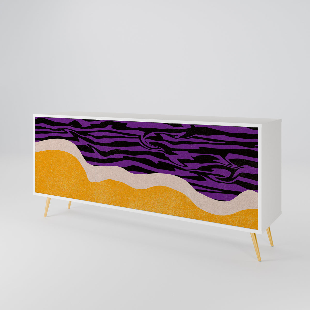 INDEPENDENT BORDER 3-türiges Sideboard