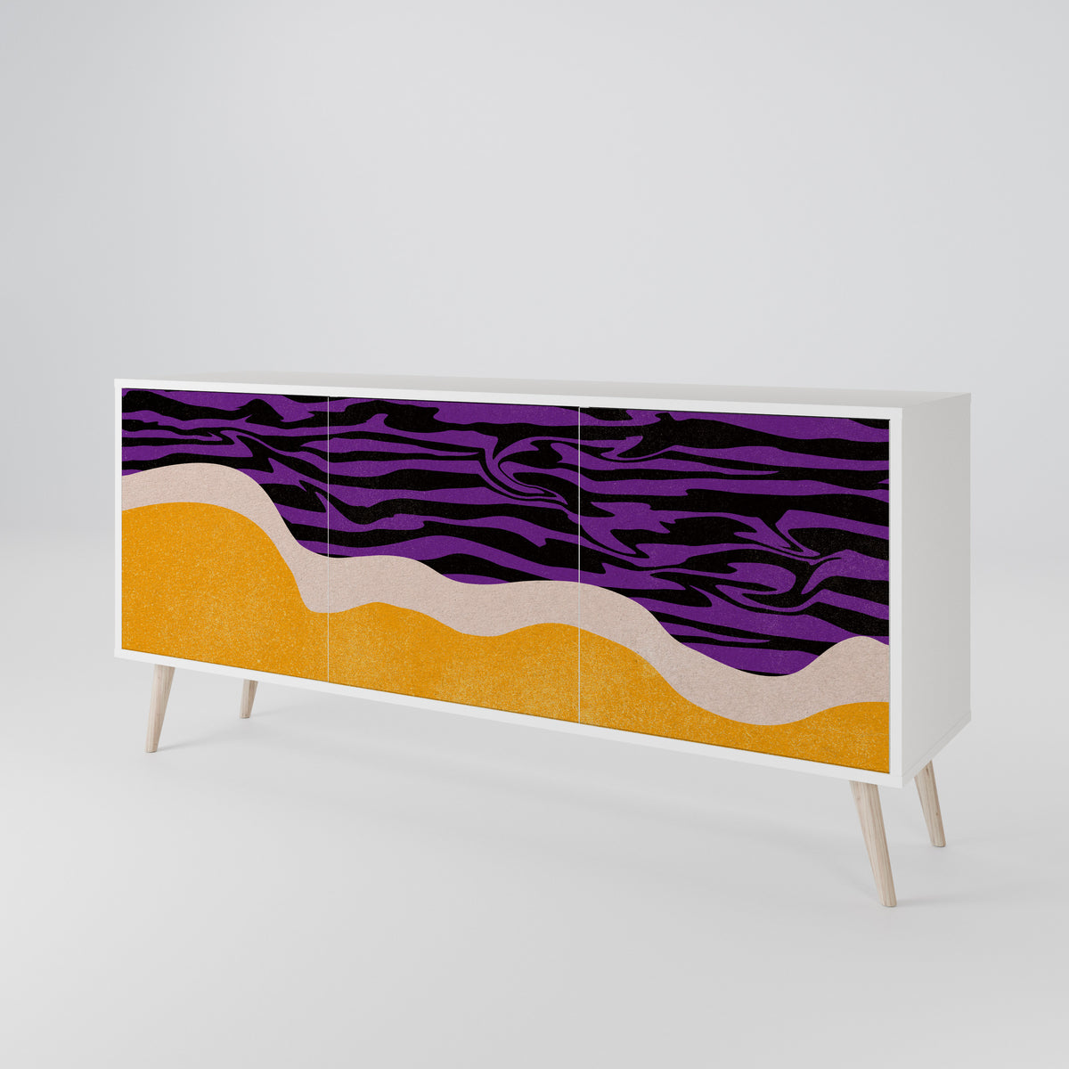 INDEPENDENT BORDER 3-türiges Sideboard