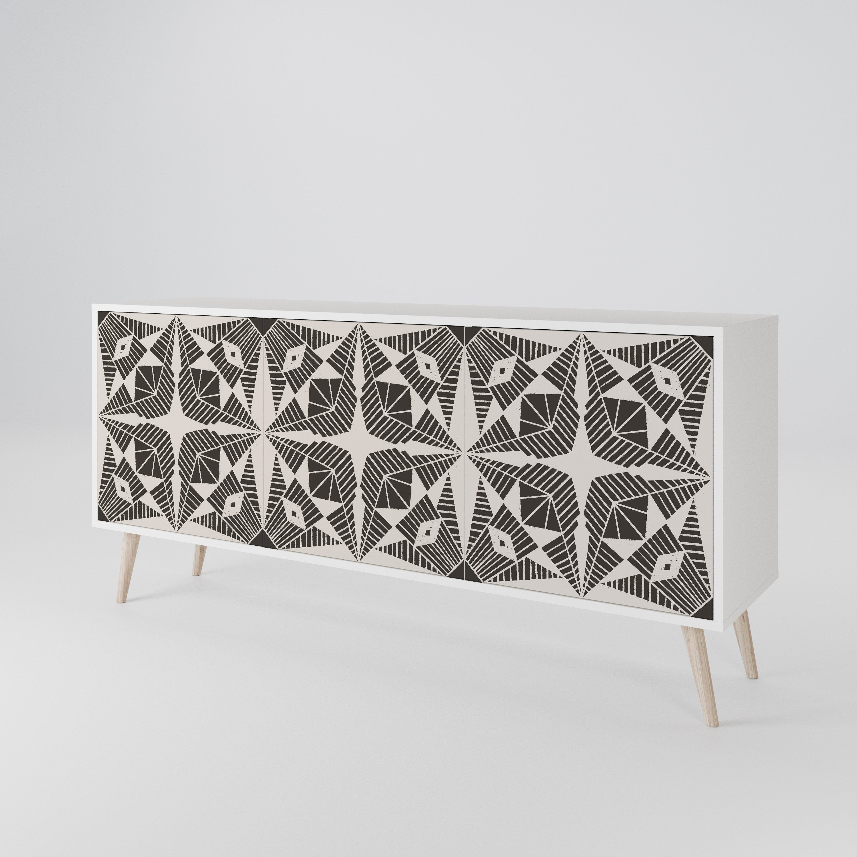 MONOCHROME NEXUS 3-Door Sideboard